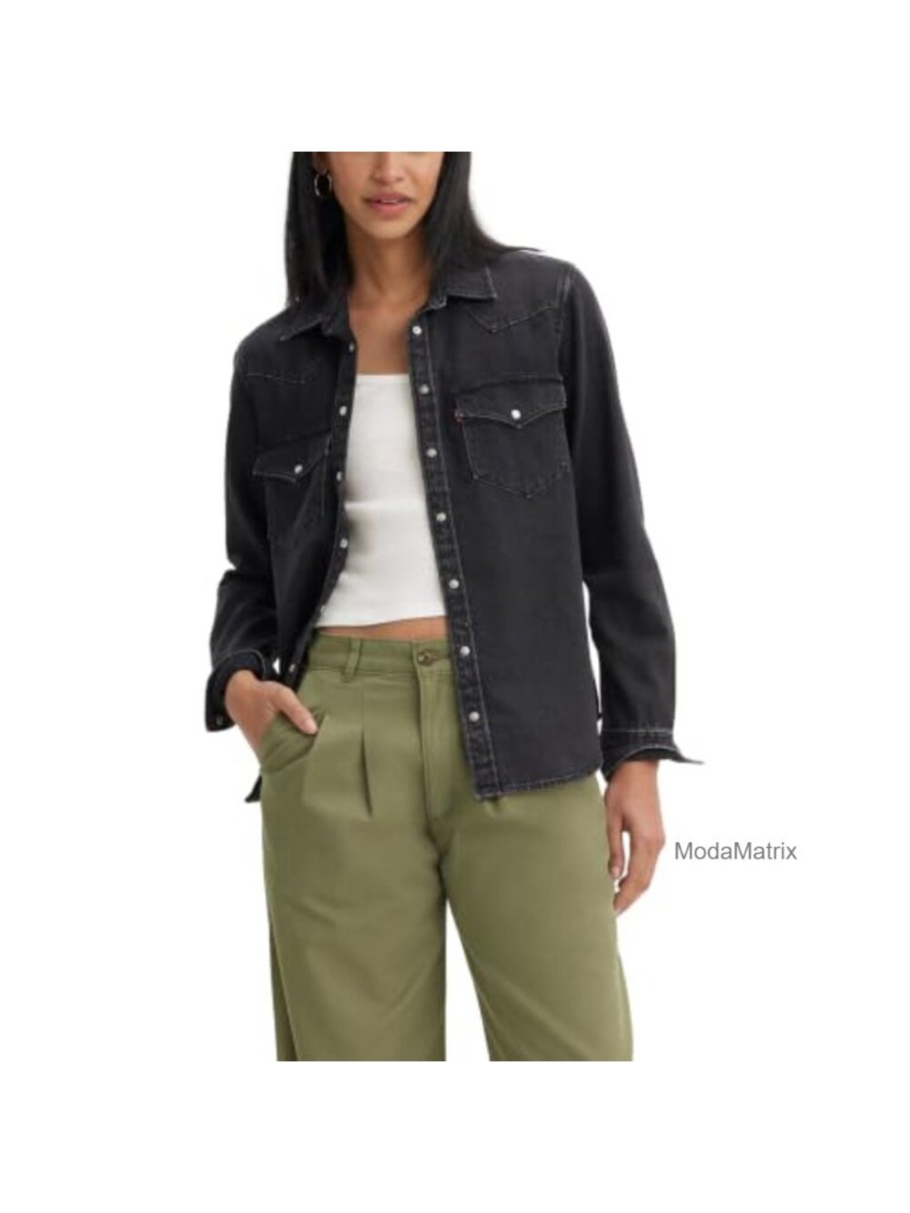 Levi's Women's Ultimate Western Snap Button-Down Shirt
